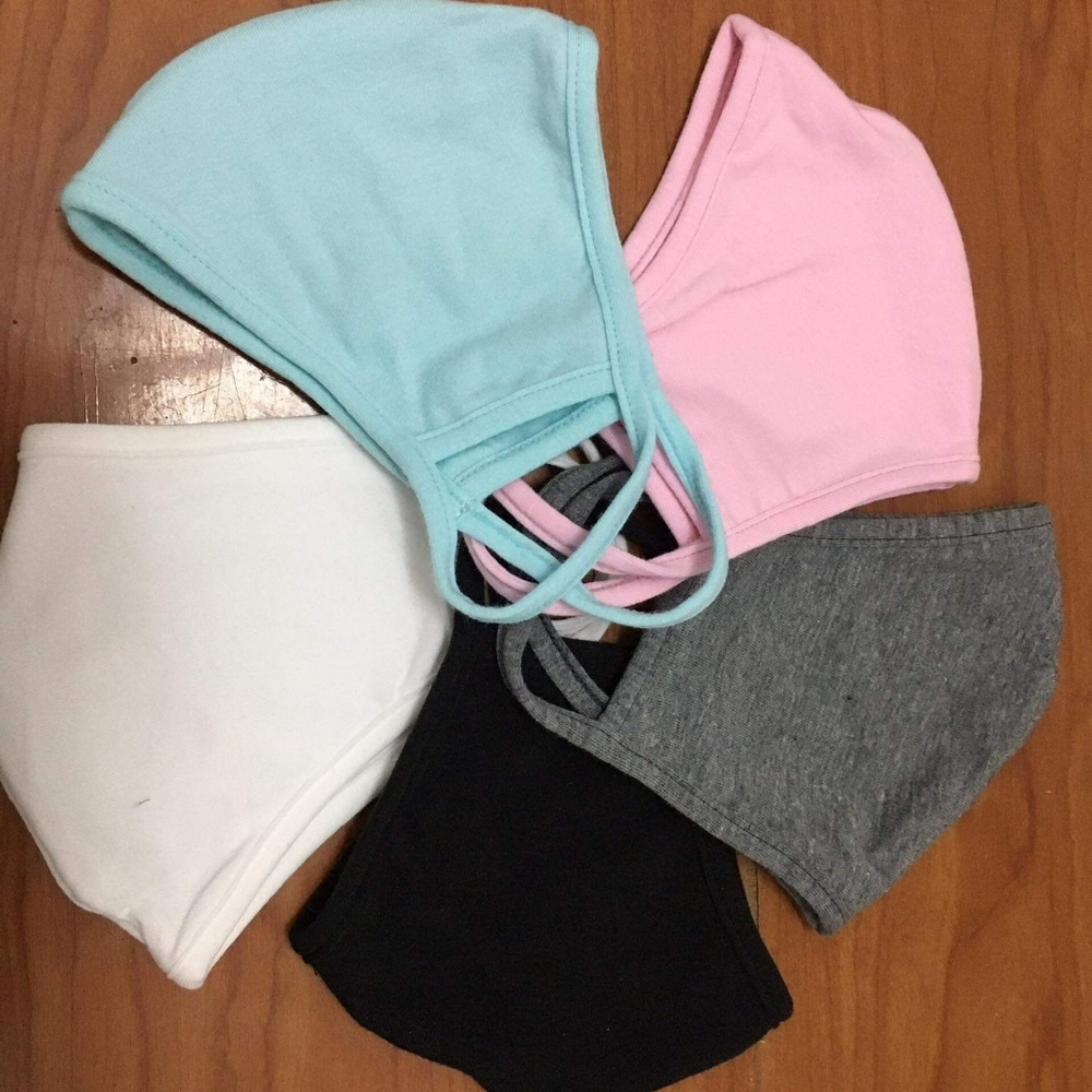Set of 5 - Antimicrobial Fabric Mask